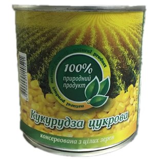 Кукуруза 100% Естественный продукт 340 г (482004914052) 000026485 фото