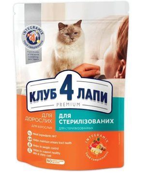 Промо набір повнораціонний вологий корм Club 4 Paws Преміум для кастрованих котів і стерилізованих кішок 18+6 шт. (4820269146242) 000081913 фото