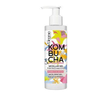 Гель для умывания Lirene Kombucha Detox для лица и глаз мицеллярный 190мл. (5900717753037) В00292198 фото
