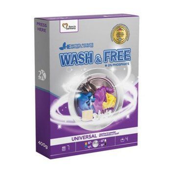 Порошок для прання Wash & Free Jasmine&Lavender універсальний 400 г. (4823128005582) 000086793 фото