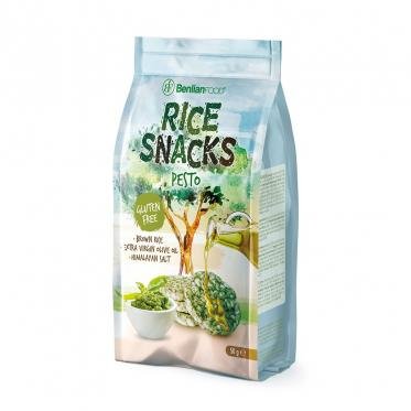 Хлібці Rice Snacks Песто 50 г (8606012186309) 000029315 фото