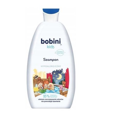 Шампунь для волосся Bobini Kids гіпоалергенний дитячий 500 мл (5900931033281) 000077559 фото