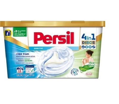 Капсули для прання Persil Discs Сенситив 11 шт (9000101512014) В00139323 фото