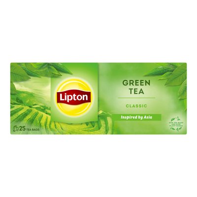 Чай Lipton Classic Зелений пакетований 25*1,5 г (8720608009787) 000074483 фото