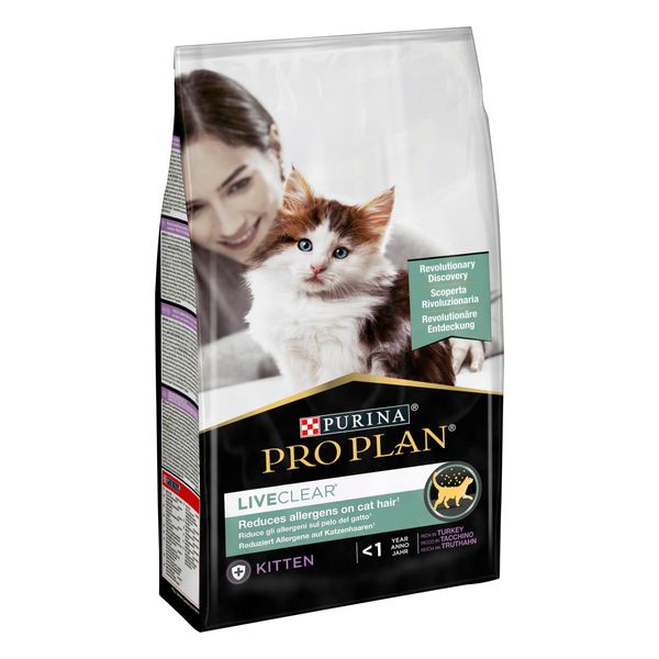 Сухой корм PRO PLAN LiveClear Kitten 