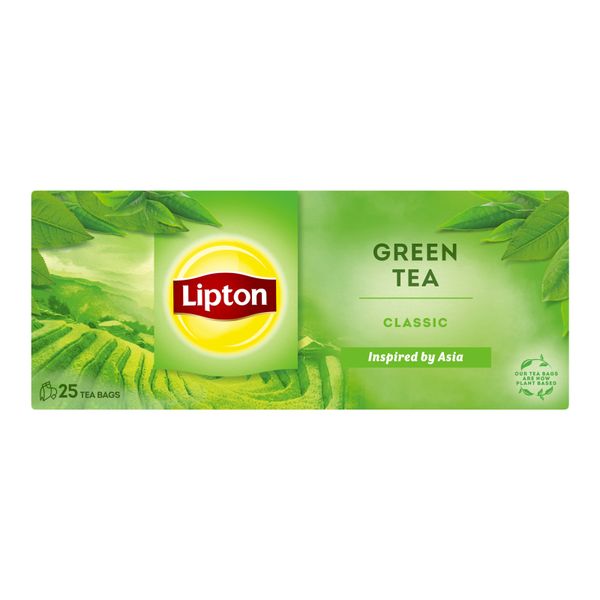 Чай Lipton Classic Зеленый пакетированный 25*1,5 г (8720608009787) 000074483 фото