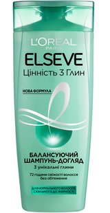 Шампунь L'Oréal Paris Elseve Цінність 3 глин для нормального волосся, схильного до жирності 400 мл (3600523366149) В00033518 фото