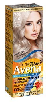 Стойкая крем-краска для волос Avena Blond Color №216 Пепельный блонд 133 мл (4823115502469) AD86 фото
