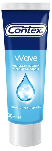 Интимный гель-смазка Contex Wave увлажняющий с пантенолом (лубрикант) 30 мл.(5060040304518) В00301299 фото