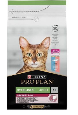 Сухой корм PRO PLAN Sterilised Adult 1+ для стерилизованных кошек, с треской и форелью 1,5 кг (7613036732413) 000077130 фото