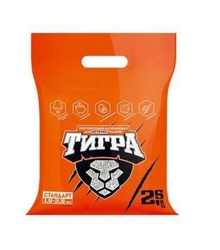 Бентонітовий наповнювач для котячого туалету Тигра Стандарт,гранули1,5-2,5 мм 2.5 кг. (4823089364407) 000089205 фото