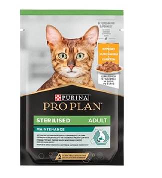 Влажный корм для взрослых стерилизованных кошек Purina Pro Plan Sterilised Nutrisavour 85г(7613038265124) 000077896 фото