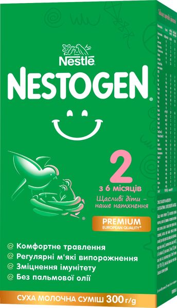 Суміш суха молочна Nestogen2 з лактобактеріями L.Reuteri для дітей з 6 місяців 300 г (7613287101631) В00285102 фото