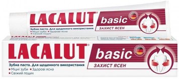 Зубна паста Lacalut basic Захист ясен 75 мл (4016369961605) В00295987 фото