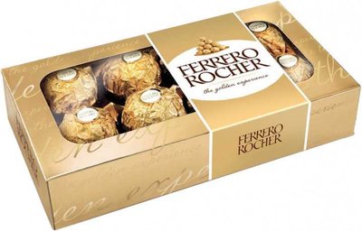 Цукерки Ferrero Rocher Астуччіо 100 г. (8000500192801) 000028323 фото