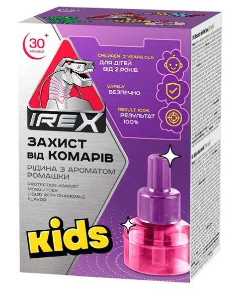 Жидкость от комаров для детей iRex Kids 30 ночей (4820184442450) В00315517 фото