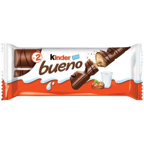 Батончик Kinder Bueno с молочно-ореховой начинкой 43 г (80052760) 000028343 фото