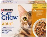 Влажный корм для взрослых кошек Purina Cat Chow Adult с курицей и кабачок 85 г х 10 шт (7613036596879) 000086800 фото