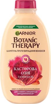 Шампунь Garnier Botanic Therapy Рицинова Олія та Мигдаль Зміцнювальний шампунь для слабкого, схильного до випадіння волосся 400 мл (3600541989429) В00044856 фото