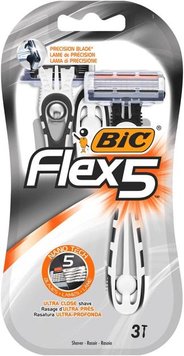 Набір бритв Bic Flex 5 Dispo 3 шт (3086123492868) В00149093 фото