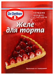 Желе Dr.Oetker Красное 9 г (5941132002188) 000027871 фото