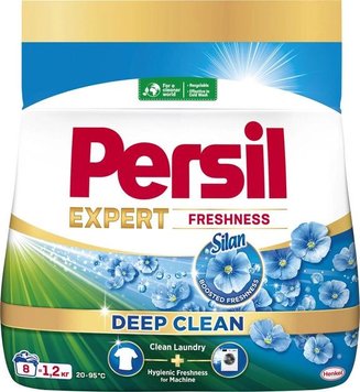 Пральний порошок Persil Expert Deep Clean Автомат Свіжість від Silan 8 циклів прання 1.2 кг (9000101804683) В00313476 фото