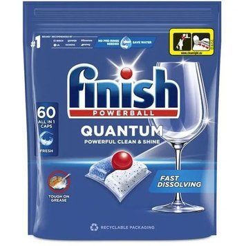 Таблетки для посудомийних машин Finish Quantum All in 1 60 шт.(5908252015948) В00353997 фото
