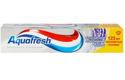 Зубна паста Aquafresh Бездоганна відбілювання 125 мл. (5010006101101) В00282155 фото