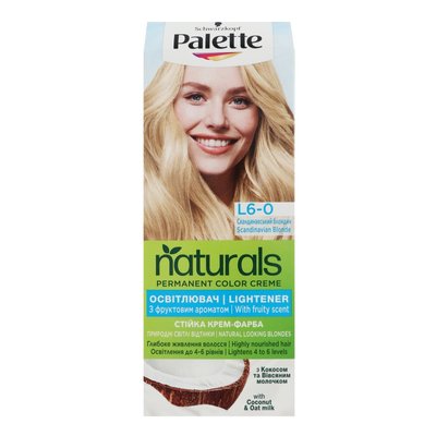 Фарба для волосся Palette Naturals L6-0 Скандинавський блондин (Освітлювач) 110 мл (3838824171166) В00292117 фото