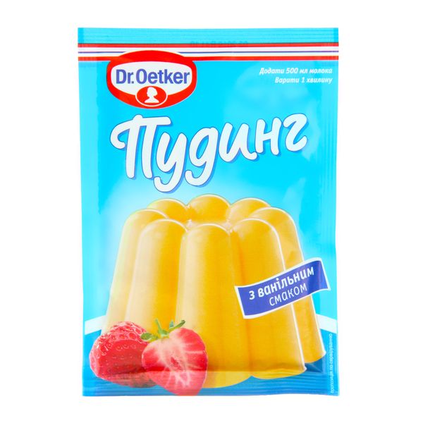 Пудинг Dr. Oetker з смаком Ванілі 40 г (5941132002287) 000027907 фото