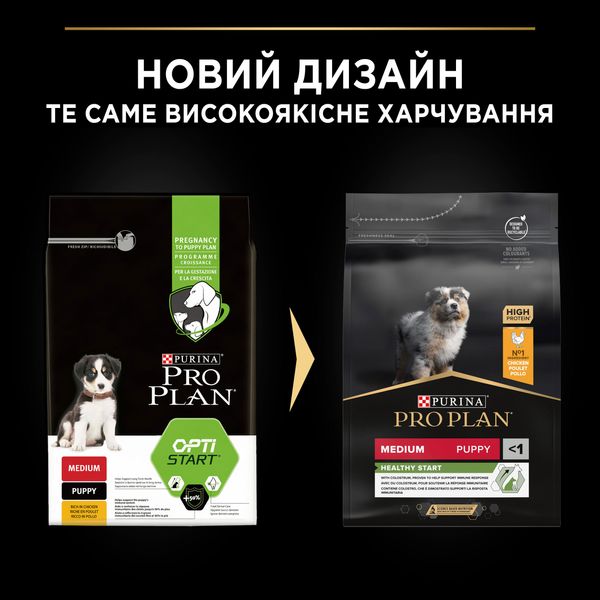 Сухой корм Pro Plan Veterinary Diets Puppy Medium OptiStart для щенков средних пород 3 кг ( 7613035114869) 000062511 фото