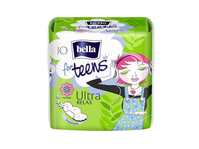 Гигиенические прокладки Bella for Teens: Ultra Relax 10 шт (5900516302375) В00189490 фото