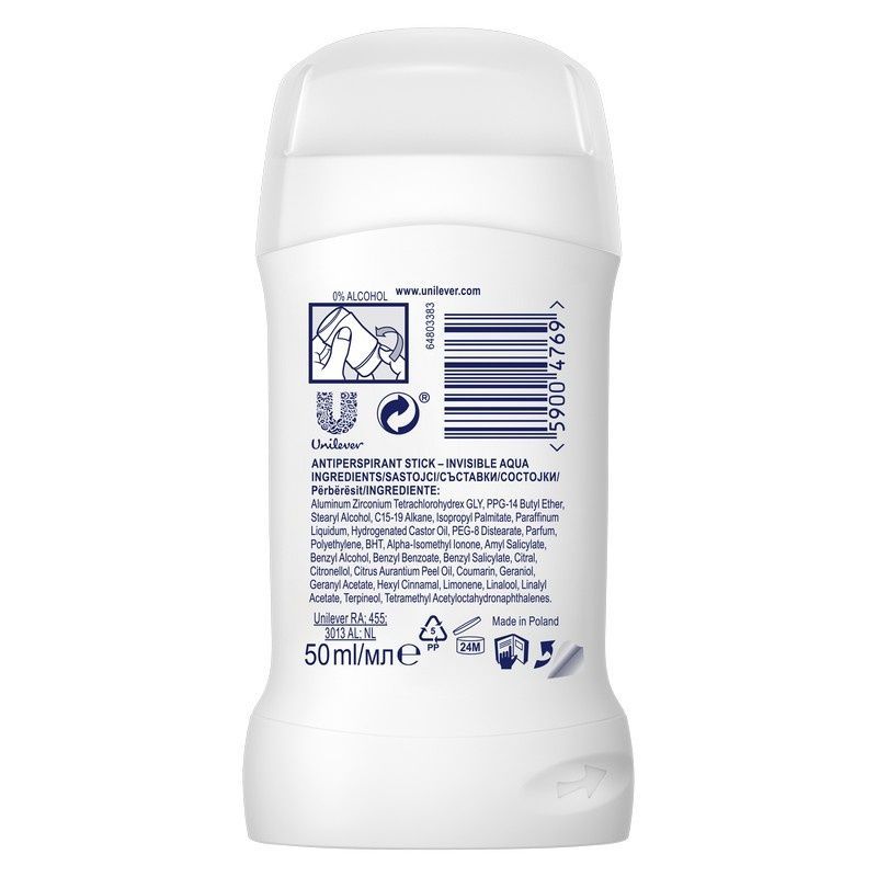 Антиперспірант-олівець Rexona Прозорий кристал 50 мл. (59004769) В00349985 фото