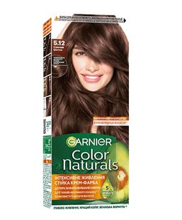 Стійка фарба для волосся Garnier Color Naturals інтенсивне живлення Морозний шоколад 5.12 112 мл (3600542335775) В00097935 фото