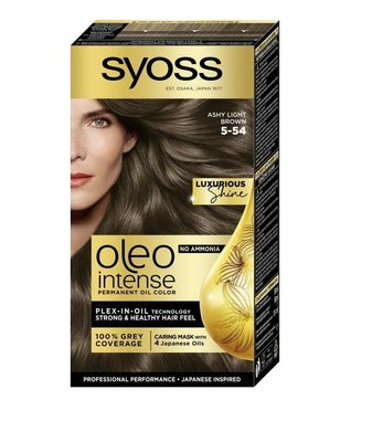 Фарба для волосся SYOSS Oleo Intense 5-54 Холодний Світло-Каштановий 115 мл (9000101705201) В00301920 фото