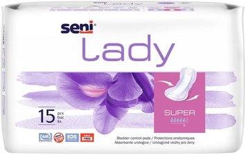 Прокладки урологические Seni Lady Super 15 шт (5900516699147) В00296243 фото