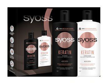 Набір для жінок SYOSS Keratin. Intensive Repair Шампунь 440 мл + Бальзам 440 мл. (4015100863260) В00321919 фото