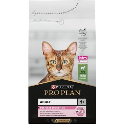 Сухий корм Purina Pro Plan Delicate для котів з чутливою шкірою, Ягня 1.5 кг ( 7613035846685) 000030286 фото