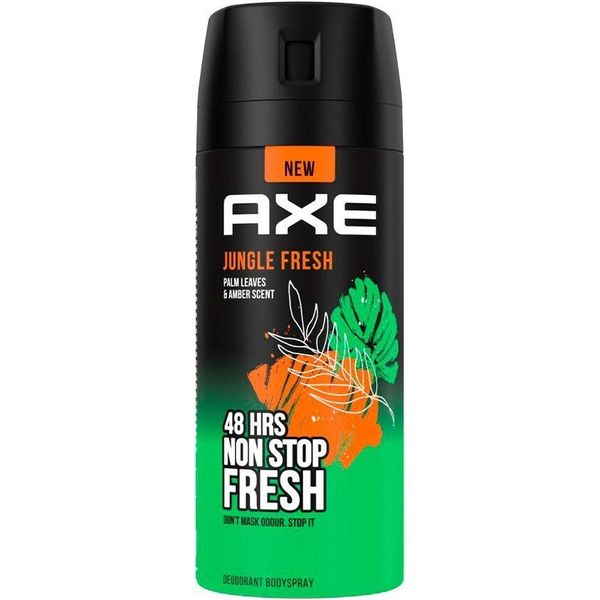 Дезодорант-аерозоль чоловічий Axe Men Jungle Fresh 150 мл (8720181436734) В00313530 фото