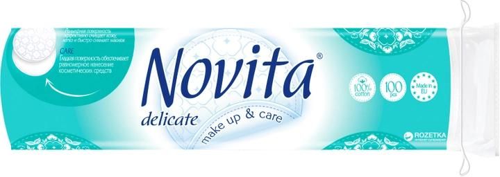 Упаковка ватных дисков Novita Delicate 100шт. (4744246013078) В00146538 фото