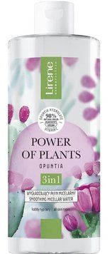 Мицеллярная вода Lirene Power of Plants Разглаживающая опунция 400 мл (5900717077218) В00304916 фото