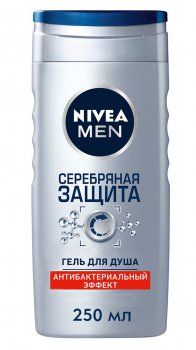 Гель для душу Nivea Men Срібний захист з іонами срібла 250 мл (4005808518111) В00280560 фото