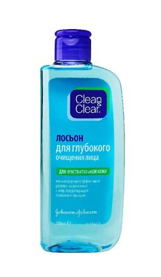 Лосьон для глубокой очистки лица Clean & Clear для чувствительной кожи 200 мл.(8002110312976) В00158763 фото