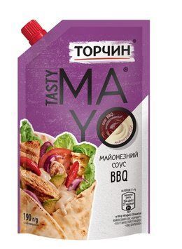 Соус майонезний Торчин Tasty Mayo BBQ 190 г. (8445290706782) 000080158 фото