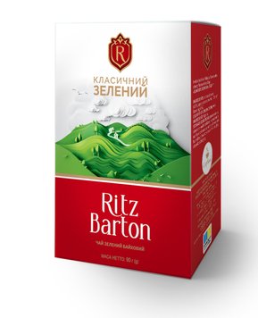 Чай Ritz Barton Класичний зелений 90 г (4820279611303) 000080096 фото