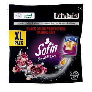 Капсулы Sofin Black Protection для темного белья 42 шт (5900931039931) 000079144 фото