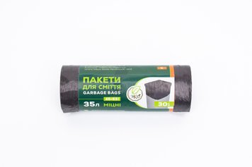 Пакеты для мусора ЭКО 35л/30шт (4820127250500) В00315147 фото