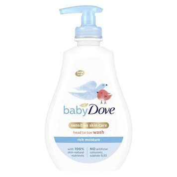 Детский гель для душа Dove Baby Интенсивное увлажнение от макушки до пяточек 400 мл. (8710908657467) В00324066 фото