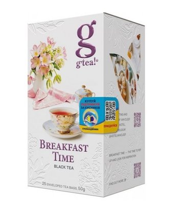 Чай Grace Breakfast чорний 25 х 2 г (5060207692540) 000076420 фото