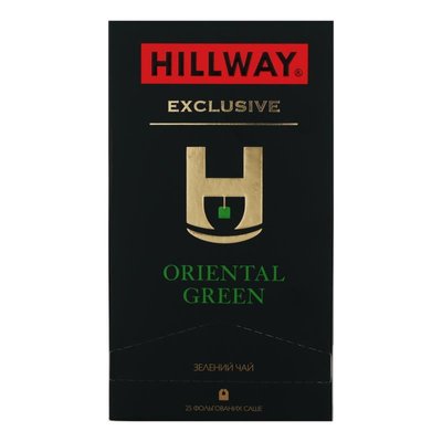 Чай зелений Hillway Оріентал Грін Пакет 25пак*2 (8886300990591) 000062757 фото